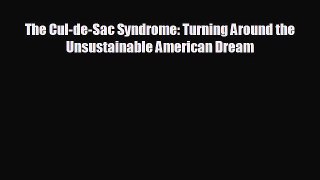 READ book The Cul-de-Sac Syndrome: Turning Around the Unsustainable American Dream  FREE BOOOK
