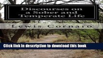Read Discourses on a Sober and Temperate Life Ebook Free