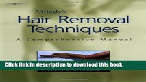 [PDF] Milady s Hair Removal Techniques: A Comprehensive Manual Free Books