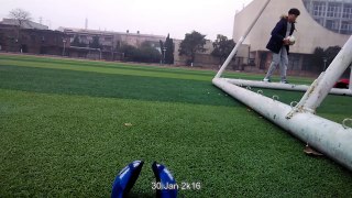 Gov Yangtze University Football Ground, Day Before & After SnowFall 2016 - Azaaditv.blogspot..com