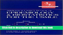 Read Books Appleton   Lange s Review of Epidemiology   Biostatistics for the USMLE E-Book Free