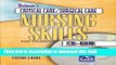 [PDF]  Delmar s Critical Care/Surgical Care Nursing Skills (CD-ROM for Windows, Version 1.0)