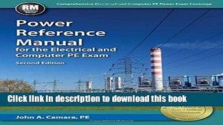 Download Books Power Reference Manual for the Electrical and Computer PE Exam E-Book Download