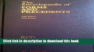 [PDF]  Encyclopedia of Forms and Precedents: v. 8: Compulsory Acquisition  [Download] Full Ebook