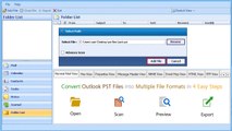 PST Converter Tool  to Export PST to EML, MSG, vCard and PDF