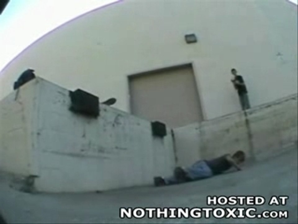 Chute en skate...
