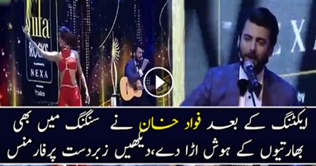 Fawad Khan Performs At Iffa Awards 2016