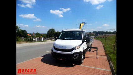 Żuraw HDS BEFARD 2602A na Iveco Daily