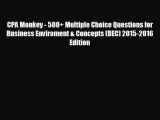 READ book CPA Monkey - 500  Multiple Choice Questions for Business Enviroment & Concepts (BEC)