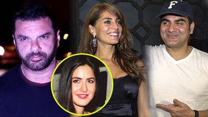 Salman's Brothers Arbaaz, Sohail Party With New 'Katrina', Caterina Murino