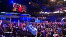 Convention démocrate à Philadelphie,  aux Etats-Unis