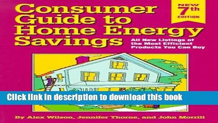 [PDF] Consumer Guide to Home Energy Savings [Download] Full Ebook
