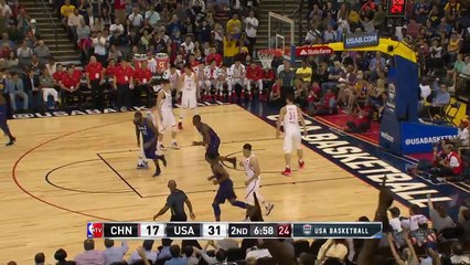 China vs USA  July 26, 2016  USA Basketball Showcase 2016