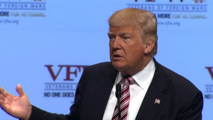 Trump critique Hillary Clinton sur le "scandale des vétérans"