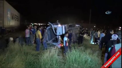 Niğde'de hemzemin geçitte kaza: 5 ölü