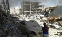 Rojava'da iki şiddetli patlama... Olay yerinden ilk görüntüler