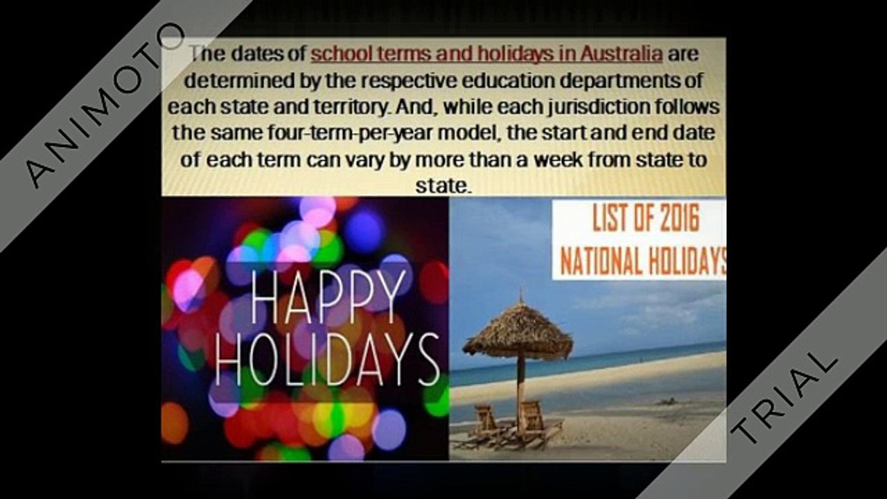 Get List Of national Holidays