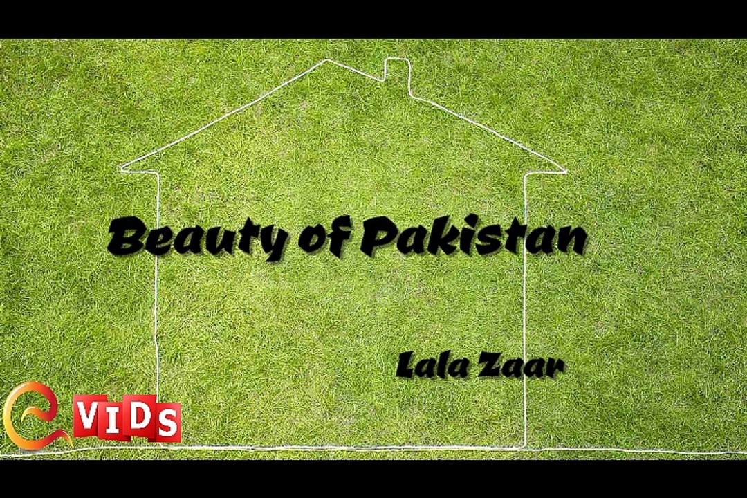 Red Jeep on Road - Lala Zaar - Beauty of Pakistan