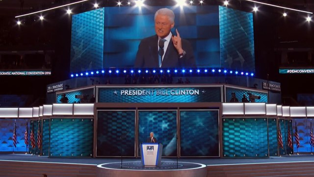 Bill Clinton backs Hillary at Democratic National Convention
