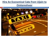 Hire An Economical Cabs from Ujjain to Omkareshwar