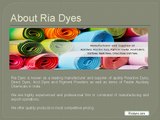 Ria Dyes & Chemicals – Quality Dyes Manufacturer and Supplier in India