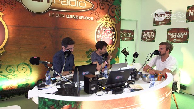 Feder en interview à Tomorroland pour Fun Radio