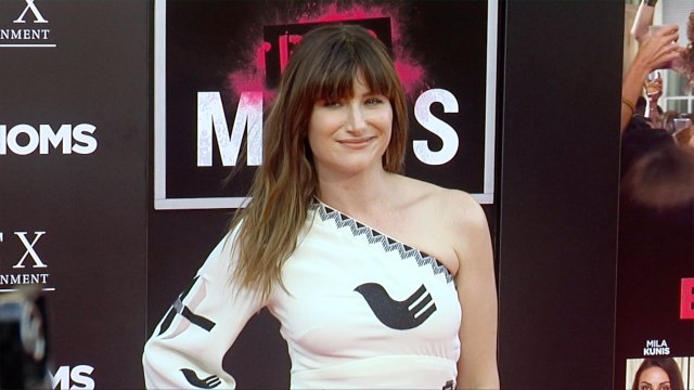 Kathryn Hahn Bad Moms Los Angeles Premiere Pink Carpet