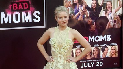 Kristen Bell "Bad Moms" Los Angeles Premiere Pink Carpet