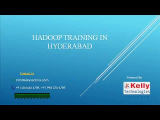 Hadoop Training In Hyderabad