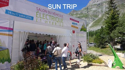 SUNTRIP au salon du véhicule électrique de Val d'Isère