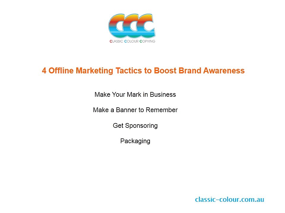 4 Offline Marketing Tactics to Boost Brand Awareness