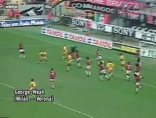 Super goal from George Weah against Verona, 1996.