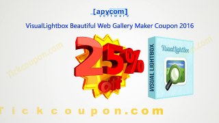 25% OFF VisualLightbox Beautiful Web Gallery Maker Coupon July 2016