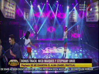 Baile de Stephanie Orue y Nico Maiques en el Bonus Track de LRDPB