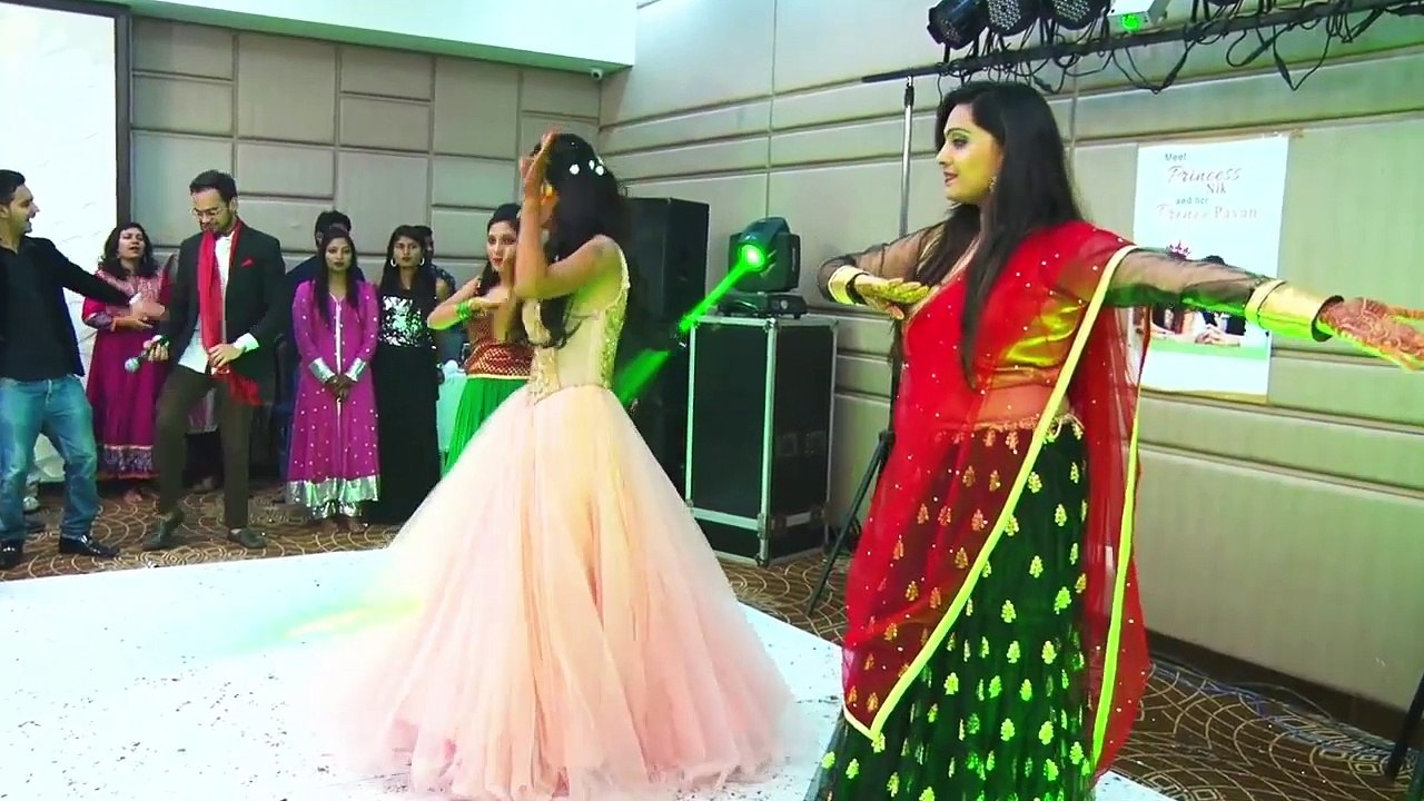 sangeet dance performance  nikhila rajvi priyanka vinni cheenu