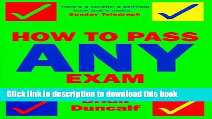 Read How to Pass Any Exam Ebook Online