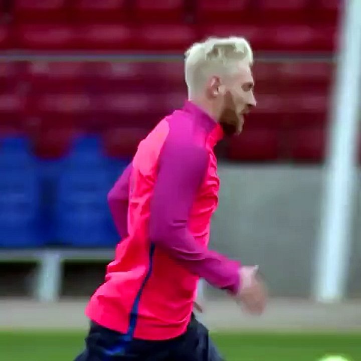 Barça : Les premiers pas de Lionel Messi à l’entrainement