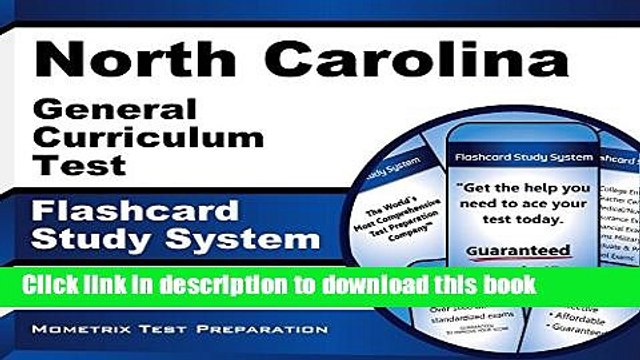 Read North Carolina General Curriculum Test Flashcard Study System: Practice Questions Exam
