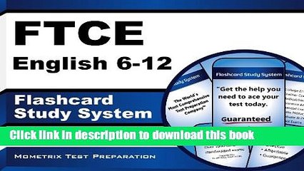 Read FTCE English 6-12 Flashcard Study System: FTCE Test Practice Questions   Exam Review for the