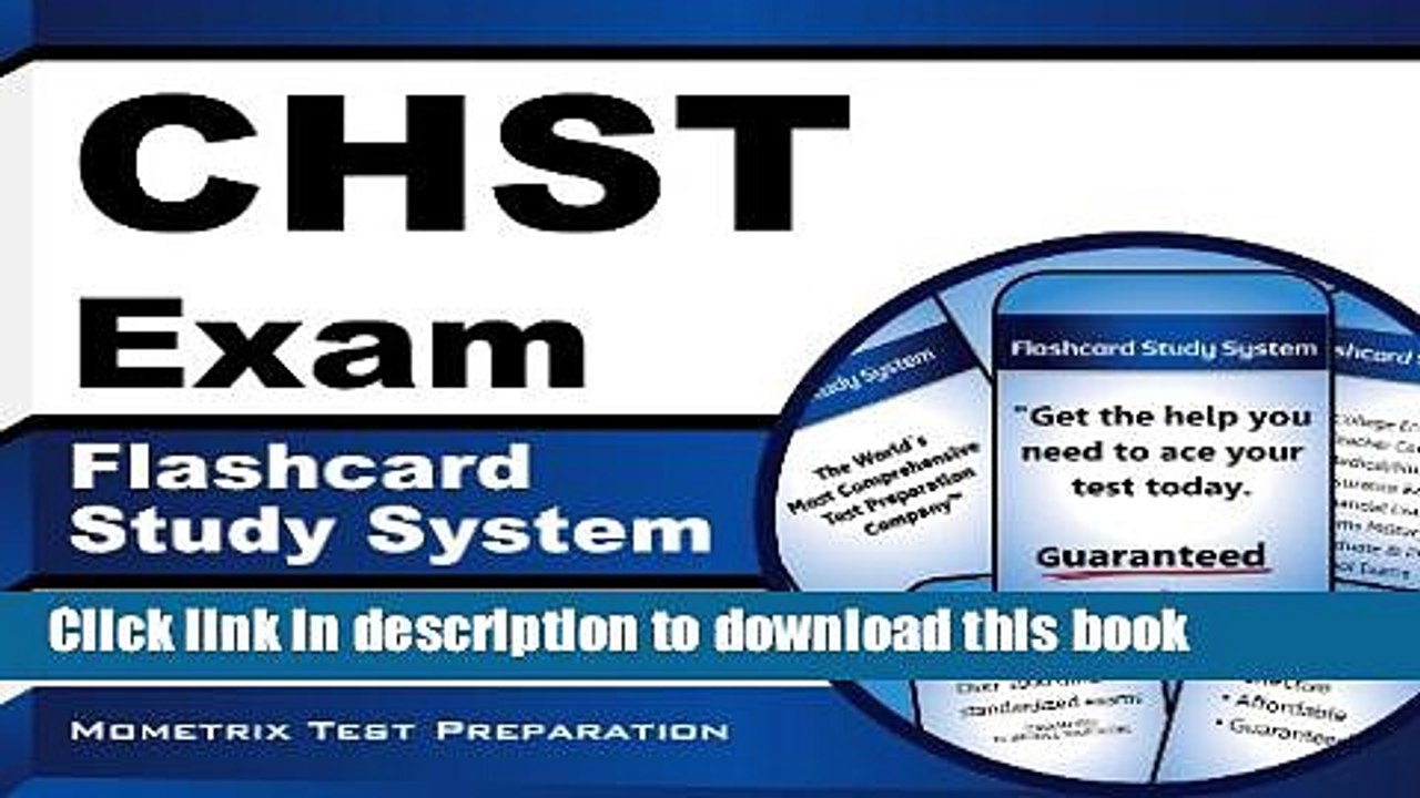 Read CHST Exam Flashcard Study System: CHST Tes...