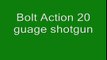 Bolt Action 20 gauge shotgun