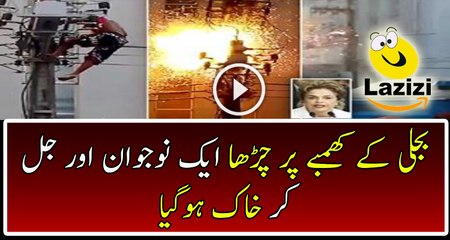 Shocking Inicdent Happened With Electricity Poll