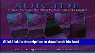 Download Suicide: An Essential Guide for Helping Professionals and Educators  PDF Free
