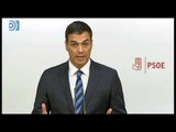 Pedro Sánchez ofrece su apoyo a Rajoy ante el desafió catalán
