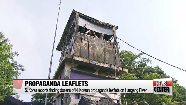 N. Korea sends propaganda leaflets by river for first time