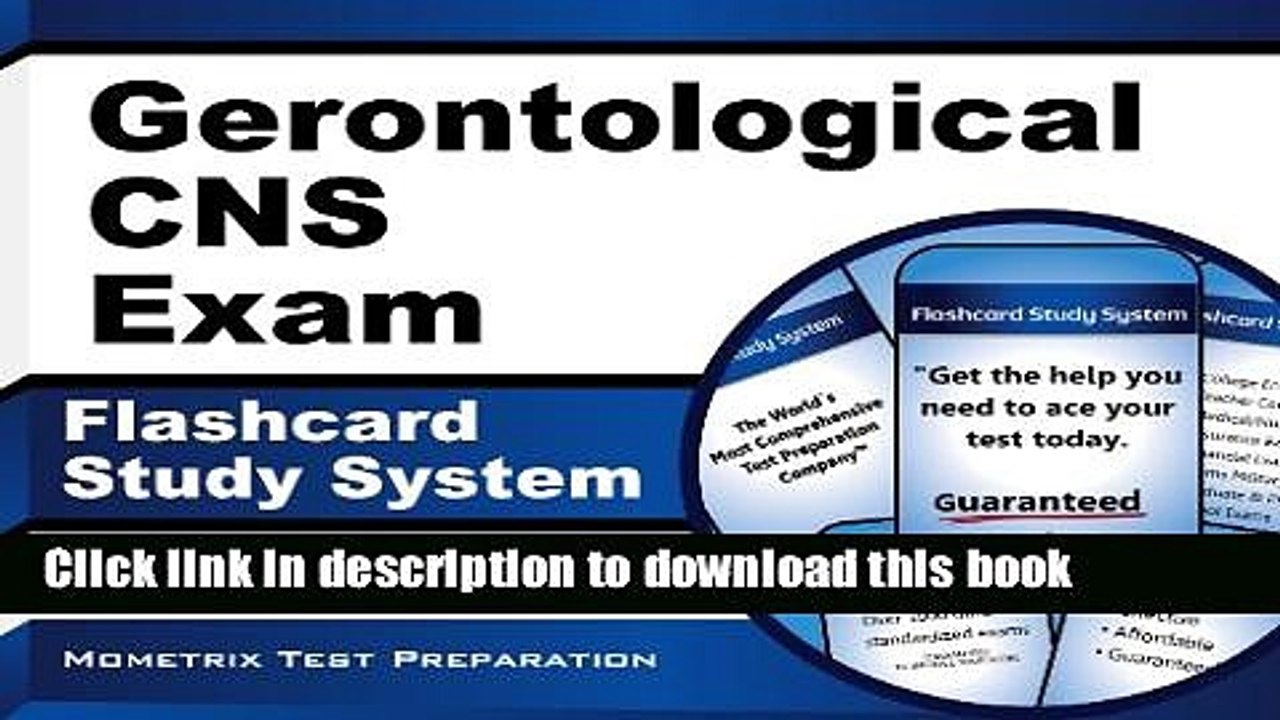 Read Gerontological CNS Exam Flashcard Study System: CNS Test Practice Questions   Review for the