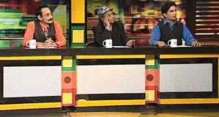 Dunya News Amanullah warmly welcome Naeem Bukhari in Mazaaq