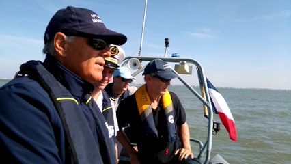 Opération de sécurité des Affaires maritimes au Verdon (33) ©Gaëlle Richard