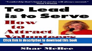 Read To Lead is to Serve  Ebook Free