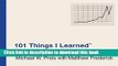Download 101 Things I Learned Â® in Business School  PDF Free